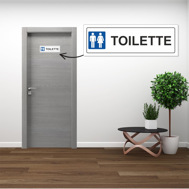 Pubblimania Set of 24 Stickers for Offices and Shops with
