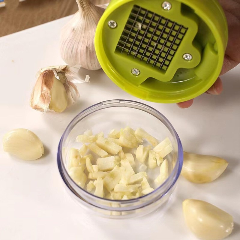 Garlic Dicer, One Size, Green