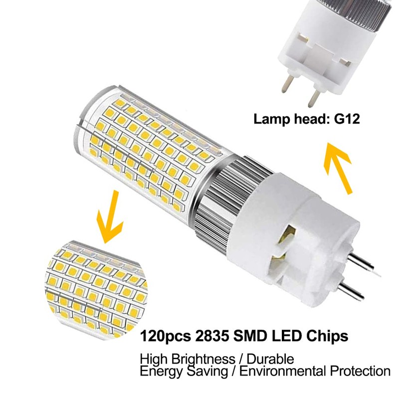 LED G12 Bulb 16W, 2-Pin Base Corn Light, 150 Watt