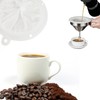 Forlush Pack of 4 Ultra Fine Funnel Filter, Strainer Filter,