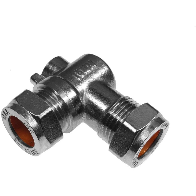 UKDD® 15mm Angle Isolation Ball o fix Valves Elbow Suitable