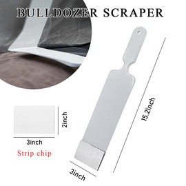 Yourkar Car Paddle Squeegee, Flat Long Handle Window Tint Film Installation Tools, Paddle Scraper for Car Front and Rear Windows Glass Cleaning, Universal Car Accessories