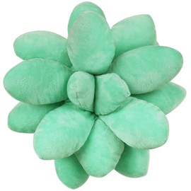 OtNiap 3D Succulent Pillow - 25cm/9.8in Soft Plush Cactus Cushion, Cute Green Plant Throw Pillow for Home Decoration, Office, Novelty Succulent Shaped Plush Pillow