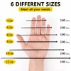 600 Pack Zip Ties Assorted Sizes(4''+6''+8''+8''+10''+12'')Black Cable Ties