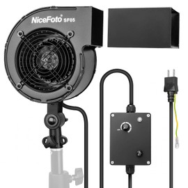 NiceFoto SF-05 Wind Hair Blower Fan for Studio Fashion Portrait Photo Shooting Photography Styling Black