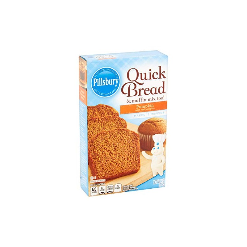 Pillsbury Pumpkin Quick Bread 14oz Box (Pack of 6)