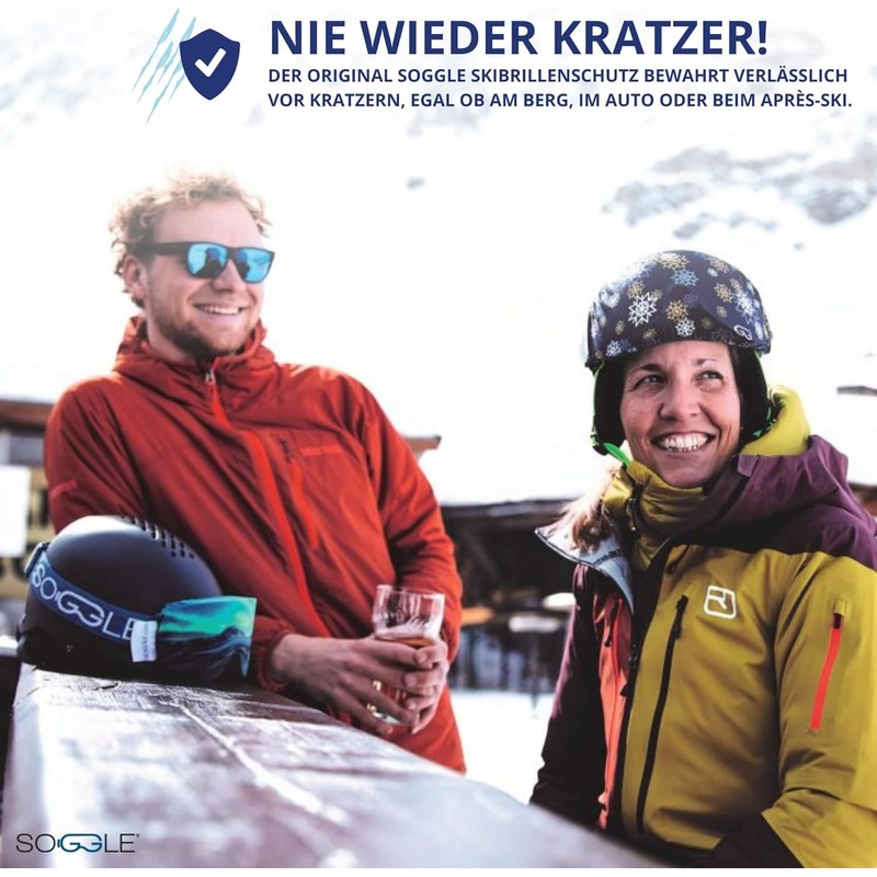 SOGGLE Ski Goggles Protective Cover Made of Microfibre (One Size),