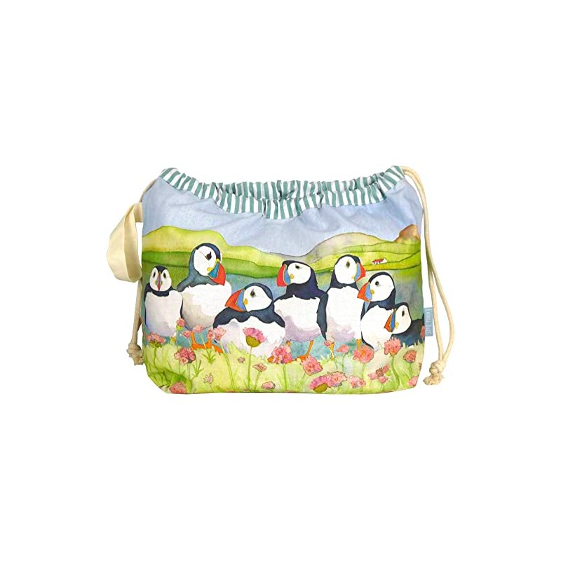 Emma Ball Drawstring Bag 39 x 31 cm Puffin and
