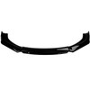 AOKAILI 4PCS Glossy Black Front Bumper Body Kit Chin Spoiler