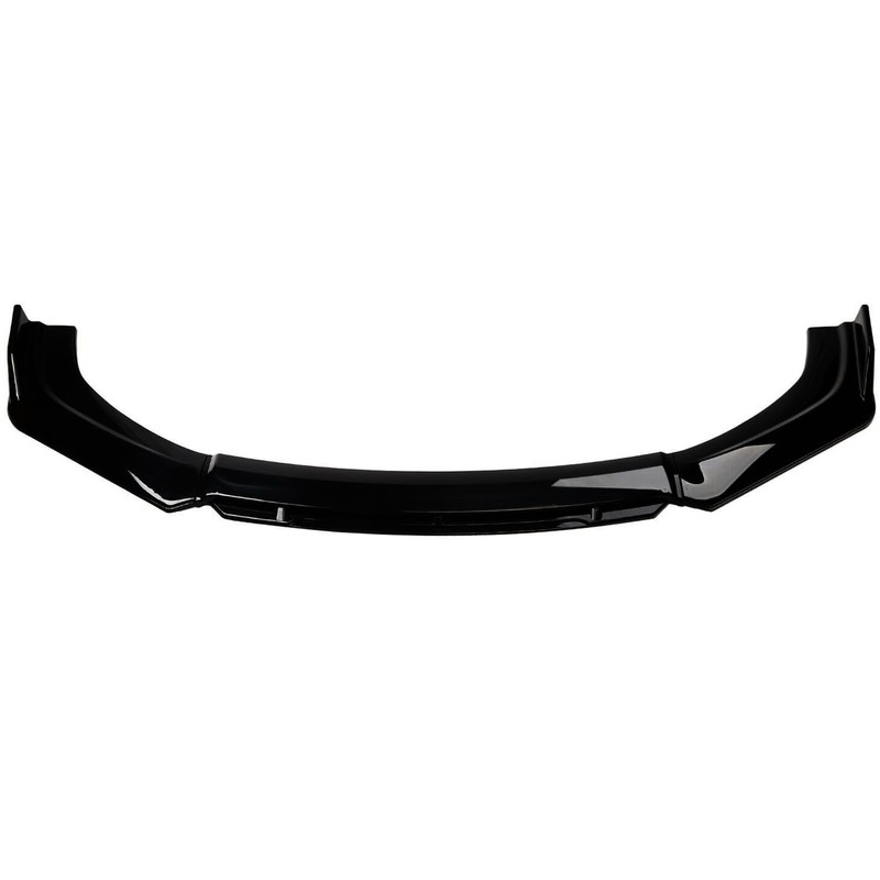 AOKAILI 4PCS Glossy Black Front Bumper Body Kit Chin Spoiler