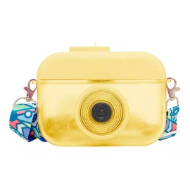 CAMERA BOTTLE Cantimplora Camara Botella Termo Agua Kawaii Popote + Correa