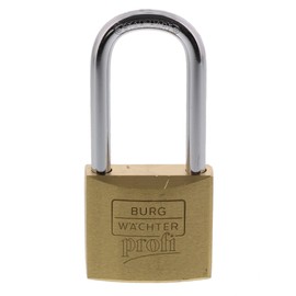 Burg Wächter 116HB 40 45 Lock Brass with High 40 mm Shackle