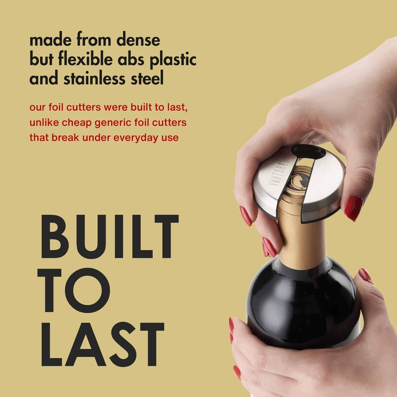 Vintorio Easy Wine Foil Top Cutter - Cut Bottle Capsules