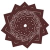 PJPSAA - Paquete de 12 bandanas unisex de cachemira, vaquero,