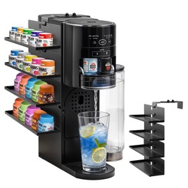 Flavor Pods Holder for Ninja Thirsti Soda Maker, Holds 20 Pods Storage Rack for Ninja Thirsties Drink System Soda Machine Syrup Holder Accessories (Shelf Only)