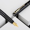 SAQIANG BOLEITUN Metal Fountain Pen Gift Set, Matte Black with