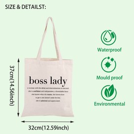 Boss Lady Gift Boss Lady Survival Kit Boss Lady Appreciation Gifts Female Boss Zipper Pouch Makeup Bag Bosses Day Gifts Leader Retirement Gift (boss Lady Tote)