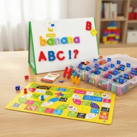 Juego Montessori De Letras Magnéticas En Inglés De 297 Pzs                                                                                            