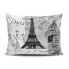 Hoooottle Custom Hot Romantic Black White Paris Eiffel Tower Collage