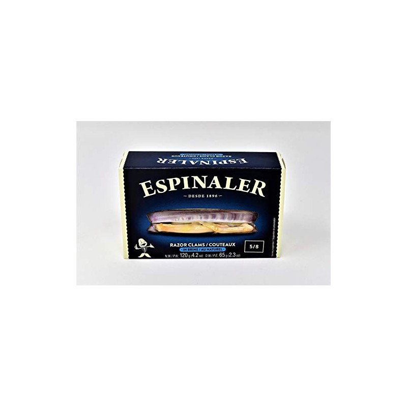 Espinaler Razor Clams 5/8 Pieces Classic Line, 120g