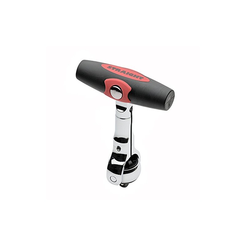 STRAIGHT Swivel Ratchet Wrench 2-Way Stubby Type 1/4 inch (6.5