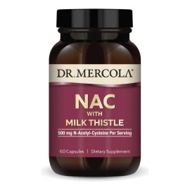 Dr. Mercola Nac 500mg Con Cardo Mariano Antioxidantes Salud