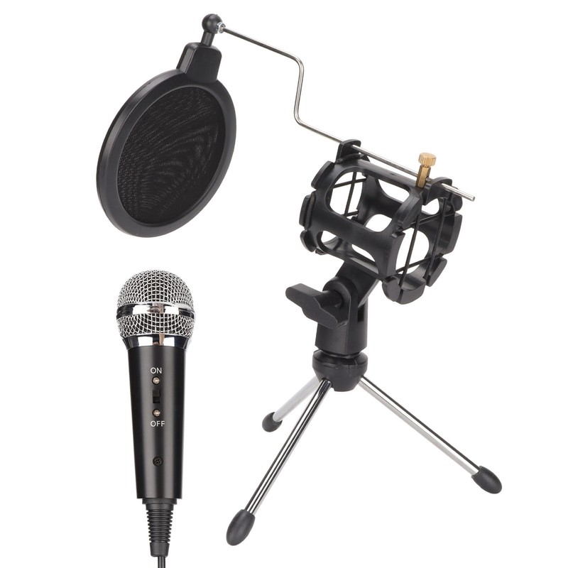 Condenser Microphone Kit Professional Cardioid Studio Mic Kit for Recording