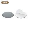 uxcell 4Pcs Door Stopper Wall Protector, 60mm/2.36" Gray Self Adhesive