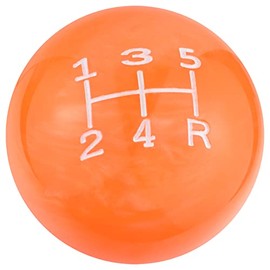 Padaodao Orange Shift Knob 5 Speed Gear Shifter Lever Stick Handle Knobs fit Most Manual Transmission Vehicles SUV Trucks Cars