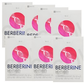 Chong Kun Dang Health Berberine Benefits 1,000mg 30 tablets, 7 month supply / 종근당건강 베르베린 효능 1,000mg 30정 7개월분