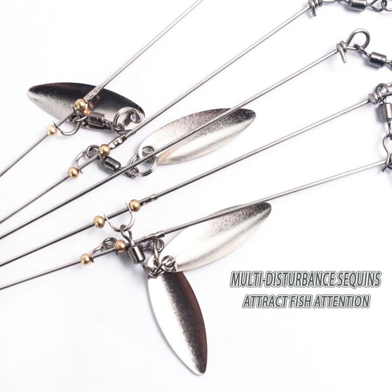 KULPORT Alabama Rig for Bass Fishing - 6PCS Umbrella A-Rig