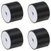 sourcing map 4Pcs 40 x 30mm M8 Thread Female Rubber