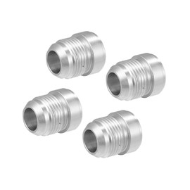INFINAUTO 4pcs Car 12AN Male Weld on Fitting Bung Hose Adapter Fuel Oil Stylish Design