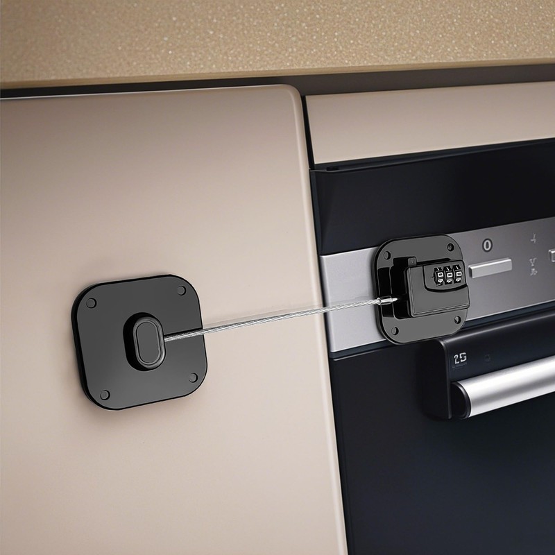 Child Proof Refrigerator Lock - Heavy Duty Fridge & Freezer