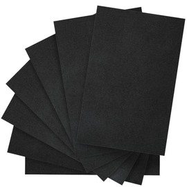 IOOLEEM Black felt sheets, 30pcs 7"x11.3"（close to A4 size - 18x28.5 cm) Pre-cut felt sheet for crafts, Craft Felt Fabric Sheets, Sewing Felt Rectangle for Patchwork.