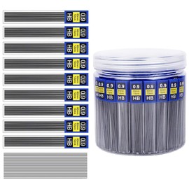 Morepack 0.9, 720Pieces 0.9 mm lead refills for mechanical pencils,0.9 mm Pencil Lead HB, Smooth Break Resistant Lead,60 Tubes