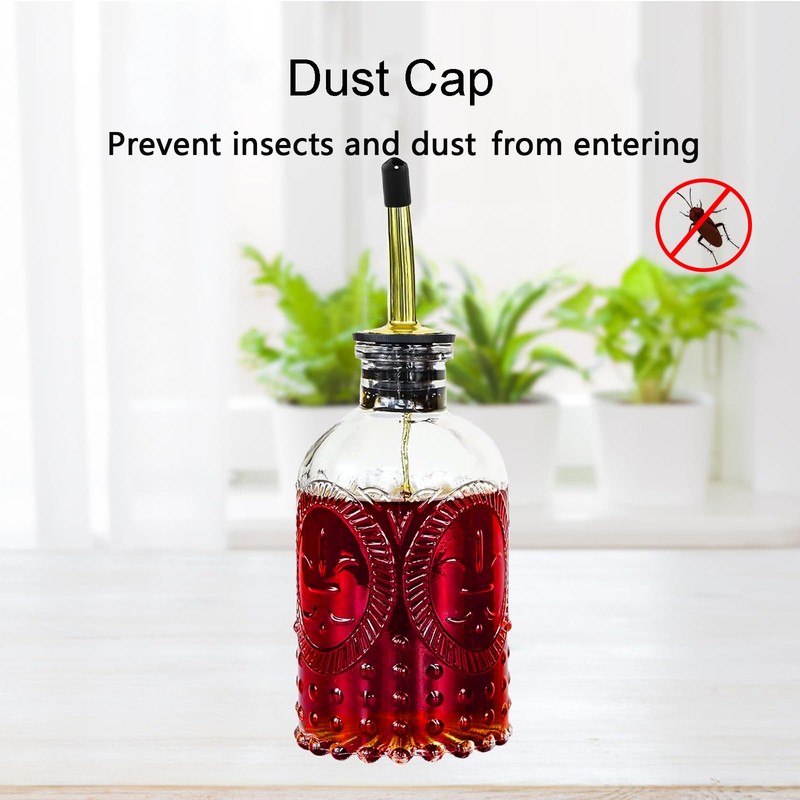 Aimery Coffee Syrup Dispenser Bottles Set - 3 Pack Simple