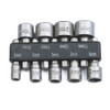 Zohino 9 Pcs 1/4 Inch Hex Power Nuts Driver Drill