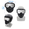 LJDJ Motorcycle Goggles with Removable Face Mask - Dirt Bike