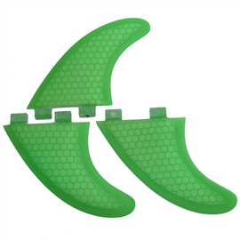 Green FCS Surfboard Fin Thruster Fins Surfing (G5)