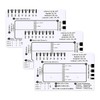 Transparent ECG ruler Transparently EKG Pocket Card Measuring Tool Pocket