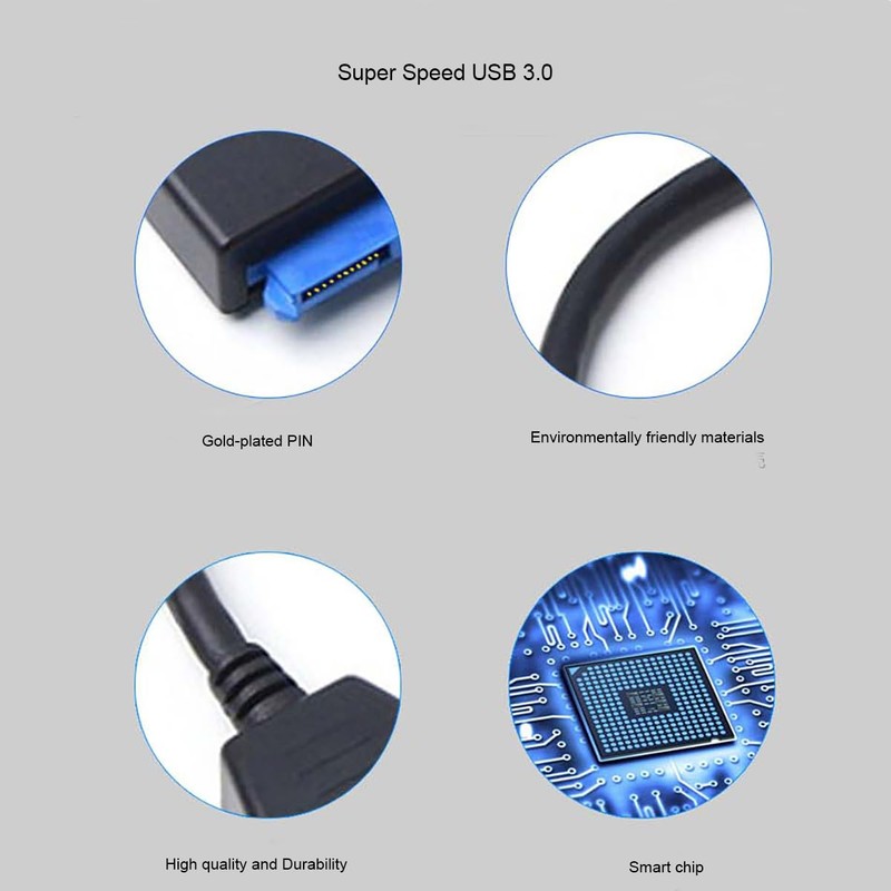 FRIGRAF 2IN1 sata to USB 3.0 Cable, Sata to USB