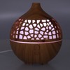 180ml Wood Grain Air Humidifier USB Charging Colorful Lights Air