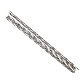 12 Pieces Coping Saw Blades for Metal, Scroll Saw Blades with Spiral Teeth, Carbon Steel Wire Saw Blades for Metal Wood Plastic Woodworking(3#)