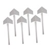 Outanaya 6pcs Stainless Steel Corner Trowel for Drywall Plastering Ergonomic