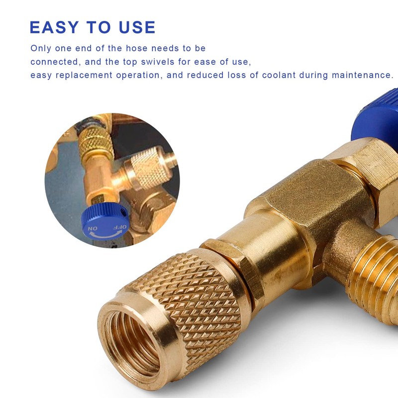 Air Conditioning Safety Valve - 5/16 Inch - 1/4 Inch