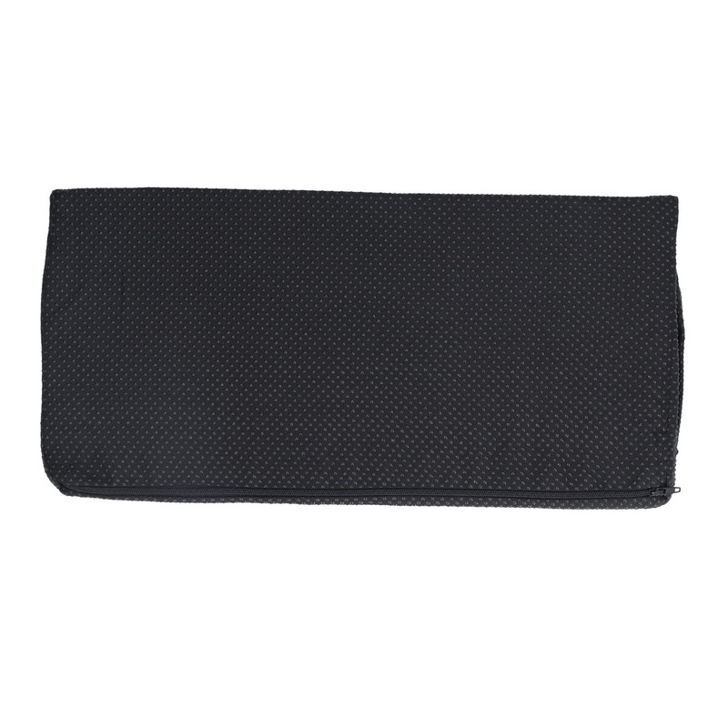 Under Desk Footrest Black Comfortable Relaxing Semi Circular Detachable Zipper