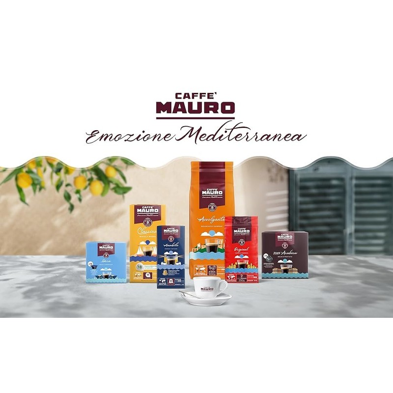 Caffe Mauro Espresso Forte Whole Bean Coffee 2.2lb