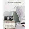 ROCAM Loud Alarm Clock for Heavy Sleepers with Bed Shaker,