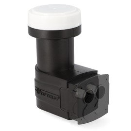 RED OPTICUM 03H Series Twin LNB: LNB 4x Digital HD 4K, Two Outputs for DVB-S2, Weatherproof with Rain Cover, Compatible with Sat Finder, Compact and Lightweight